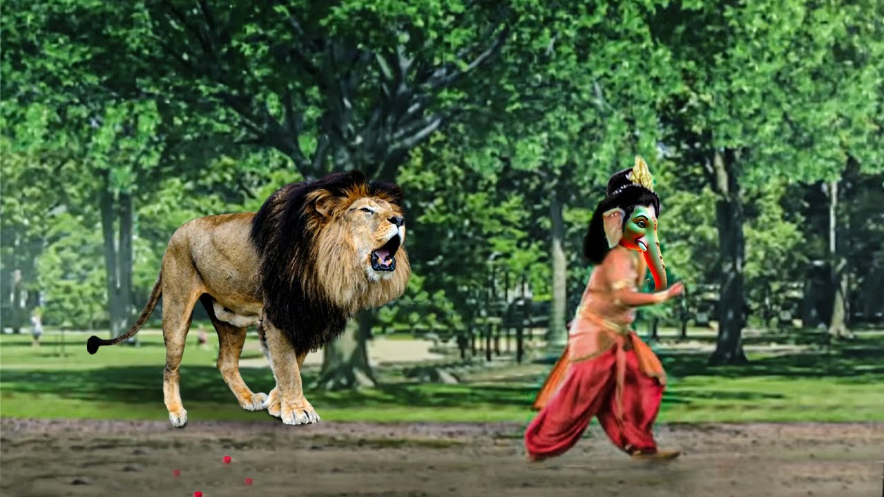 गणेश कैसे बचाएंगे खुद को इस जंगली शेर से? | Vignaharta Ganesh | Ganesh