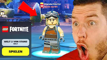 ich spiele LEGO FORTNITE das ERSTEMAL! Alle skins