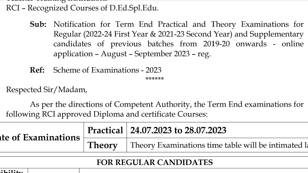 Practical Exam Session 2021-23,2022-24, Diploma IDD,Special Stc