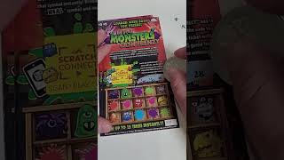 Mini Monsters Lottery Ticket Scratch Offs! #lotterytickets