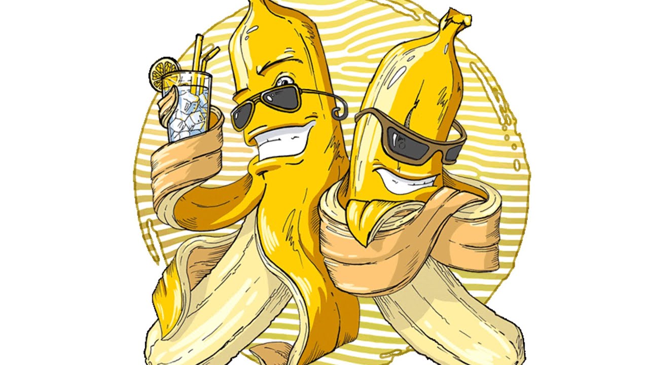 Включи big banana. Банан монстр. Братья бананы. Банан арт. Бан бан монстр.