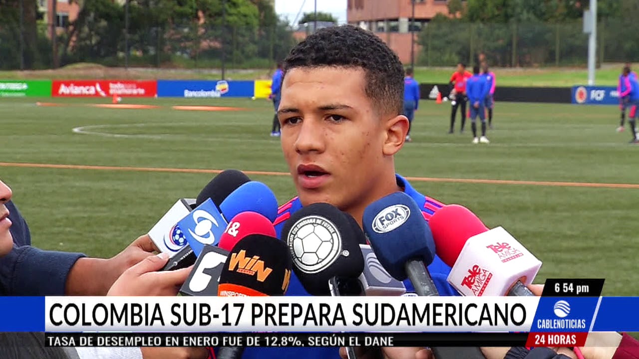 Selección Colombia se prepara para enfrentar el Sudamericano Sub'17 fútbol de guatemala