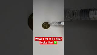 What 1 Ml Of Lip Filler Looks Like