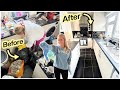 OVERWHELMED BY MESS! DEEP CLEANING A HOME FOR FREE  | Hack Your Home #2