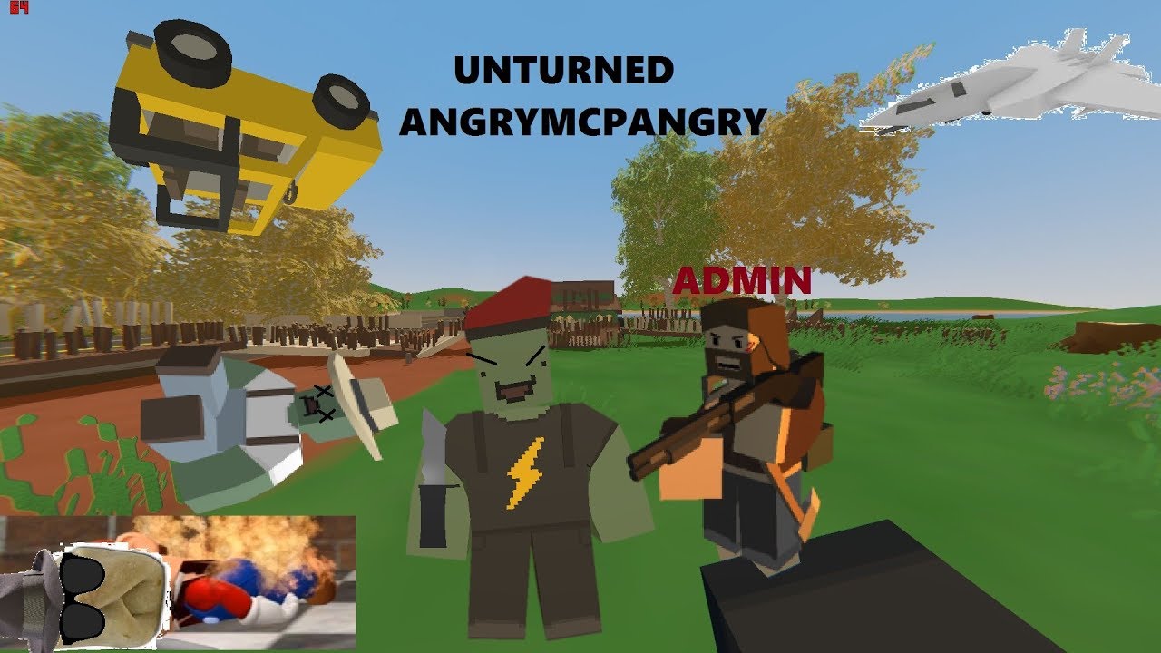Unturned Murder Spree With Makeshift AngryMcPangry | Unturned
