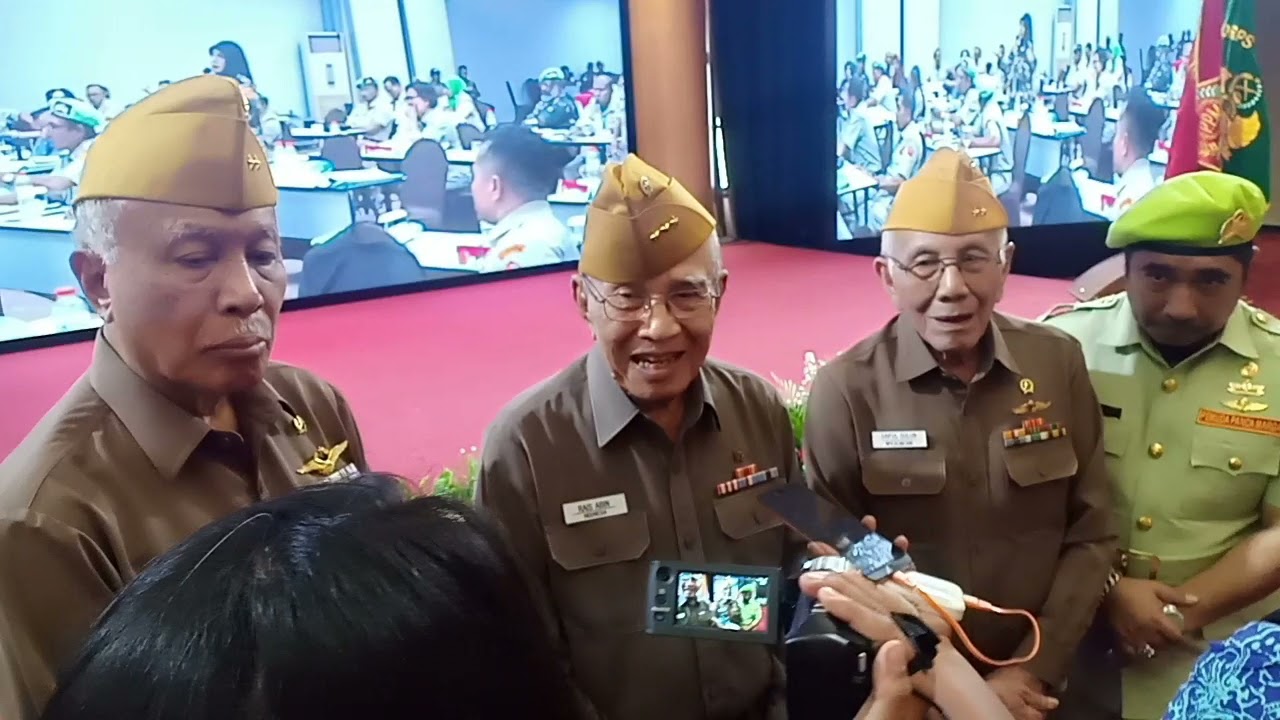 Pernyataan KETUM DPP LVRI Letjen TNI(Purn) Rais Abin pada saat Pelantikan PP.PPM 2019 di Kemhan RI