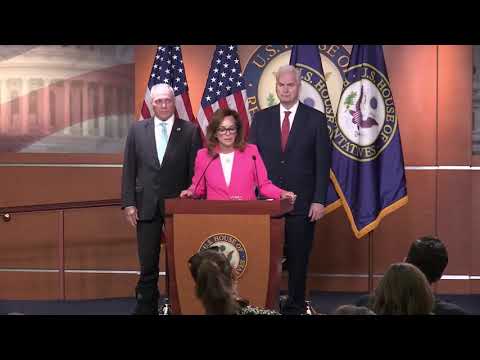 Chairwoman Lisa McClain speaks at a House Republican Leadership Press Conference. 6/9/2026