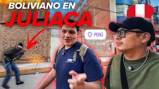 BOLIVIANO EN JULIACA, CASI NOS ASALTAN! | NUESTRA PRIMERA EXPERIENCIA 🧐🇵🇪