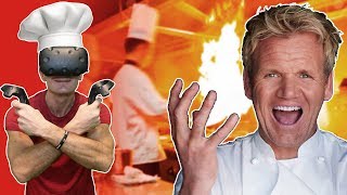 Famous HELL'S KITCHEN IN VIRTUAL REALITY COOKING SIMULATOR! | ChefU VR HTC Vive Gameplay Net Worth