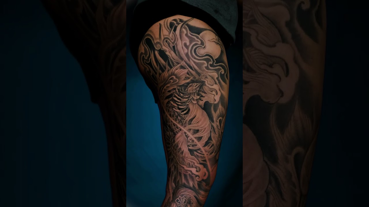 ORIENTAL TATTOO ORIGINAL DESIGN BY IUZ ANOMALI TATTOO STUDIO GADING SERPONG 