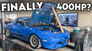 High Compression TURBO 1.6L Miata Hits The DYNO AGAIN!