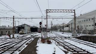 長野電鉄　須坂駅　車庫　車庫移動　8500系T5編成