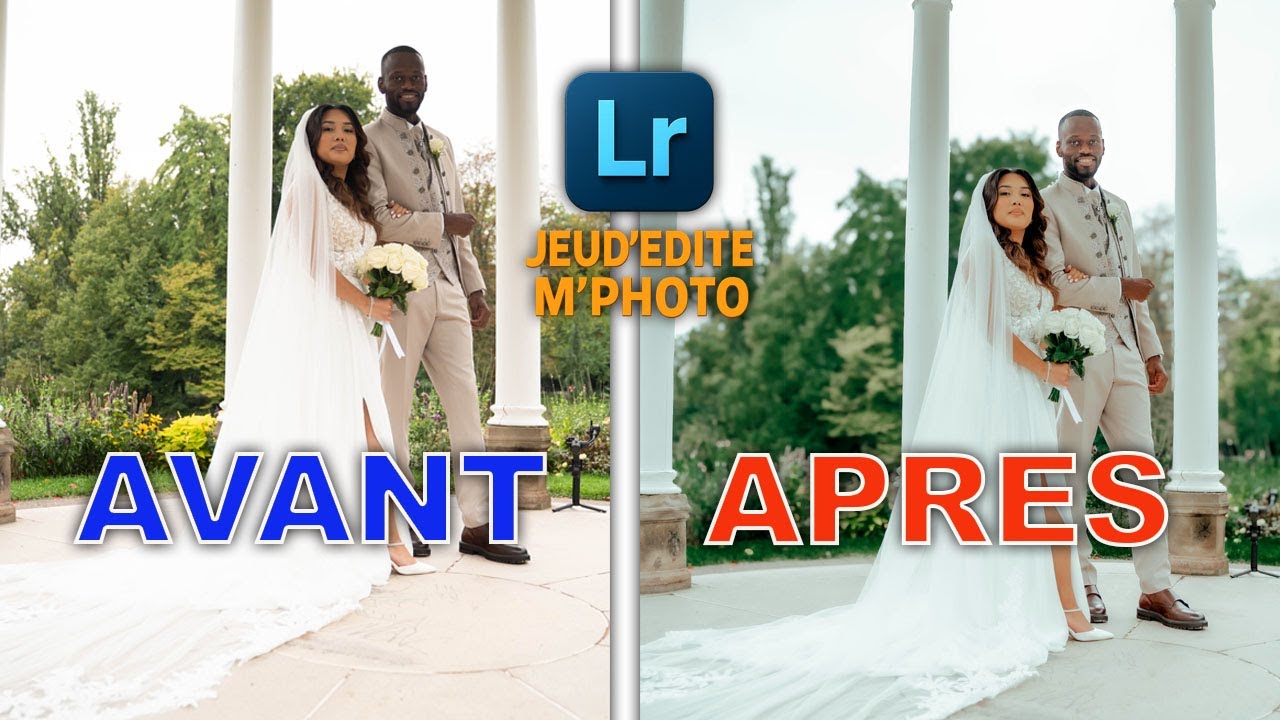 “De la photo brute à la magie Lightroom ✨ | Avant / Après incroyable !”