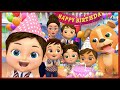 Feliz aniversário | Rimas infantis e canções infantis | Banana Cartoon - After School Club - Kids