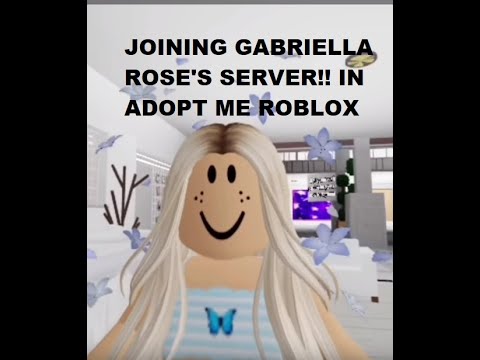 Joining Gabriella Rose S Server Youtube - roblox face with rose
