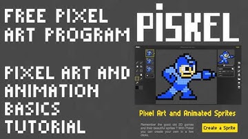 How to Use the Free Program Piskel to Make Pixel Art and Animation: Basic Tutorial by PXLFLX