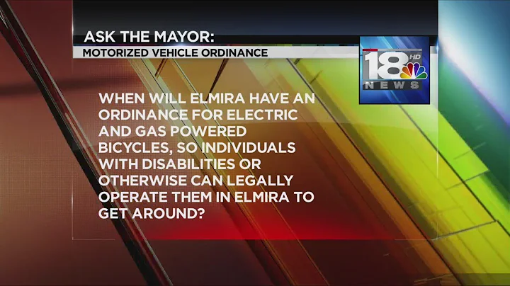 Ask the Mayor: Motorized Bike Ordinance and Blight Grant