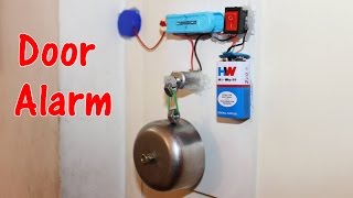 How to make a Door Alarm  Theft alert Alarm