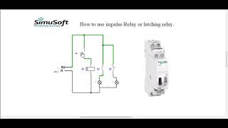 Impulse Relay or latching circuit Using Automation Studio