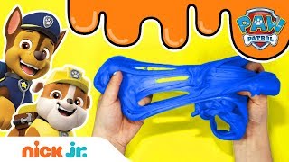 PAW Patrol Fluffy Slime Time Game 🐶| Stay Home #WithMe | Arts + Crafts | Nick Jr.