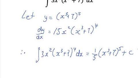4 Year 13 A Level Maths - Reverse chain rule