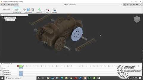Animating a Toy Train Assembly with Fusion 360