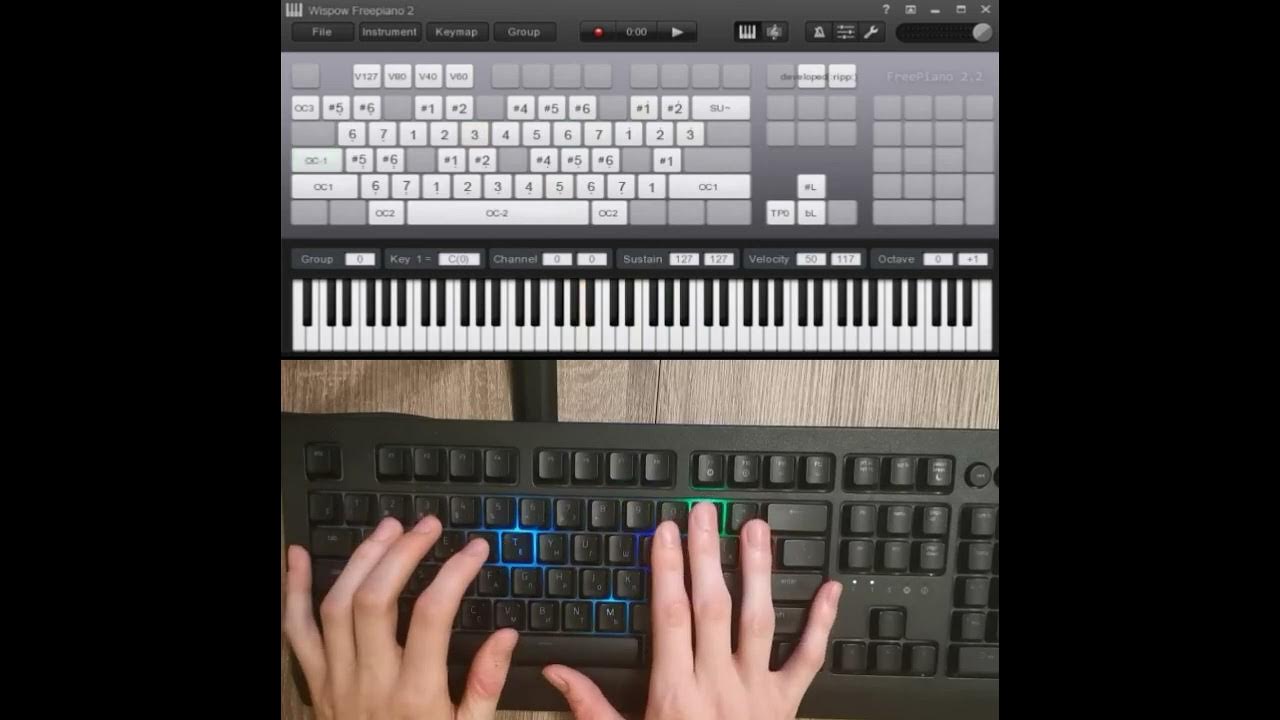 The Legend of Zelda Zelda's Lullaby / PC Keyboard piano YouTube