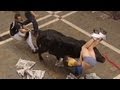 Graphic footage: Panic at the San Fermin Festival - no comment