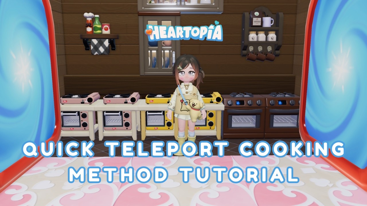 THIS PORTAL TRICK IS GENIUS 🍳 - How to Cook Faster in Heartopia Easily ...
