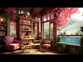 Jazz Relaxing Music for Stress Relief | Springtime Morning Jazz in Coffee Shop Ambience