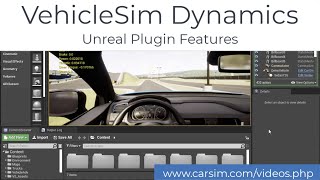 Mechanical Simulation's VehicleSim Dynamics Plugin for Unreal Engine