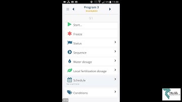 Sapir 2 and Spot 3 application- Create a new Irrigation program using Valves Group.