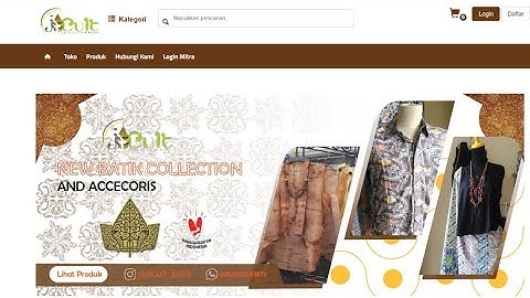 Website Marketplace Penjualan Kerajinan Batik "Java Culture Batik"