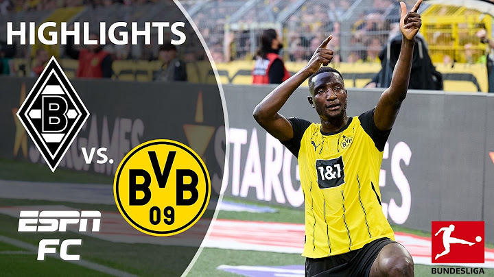 BATTLE FOR POINTS 📈 Borussia Monchengladbach vs. Borussia Dortmund | Bundesliga Highlights | ESPN FC