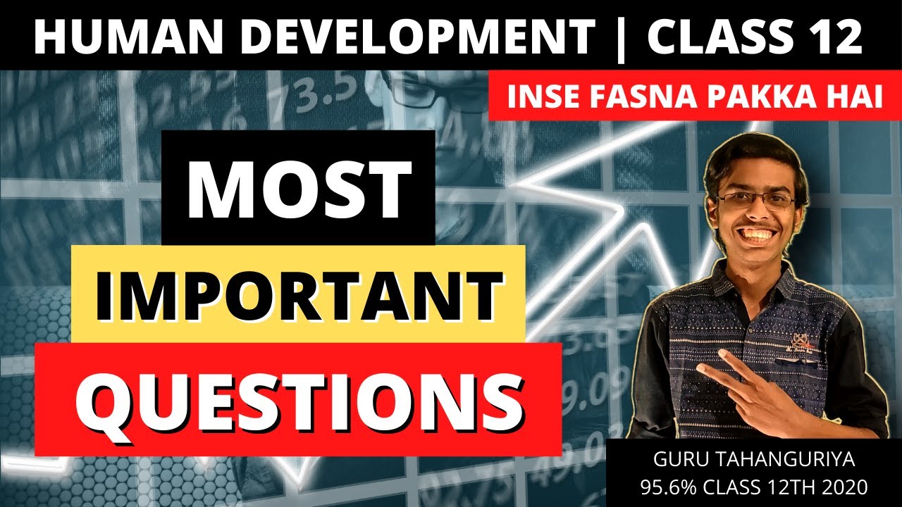 Human Development | Most Important Questions | Geography Class 12 ...