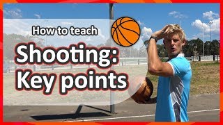 #6. How to teach: Shooting › Key teaching points | Basketball skills in PE screenshot 3