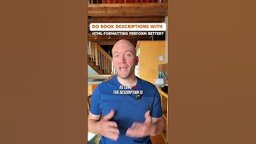 Do Book Descriptions with HTML Formatting Perform Better?