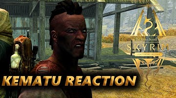 Kematu Reaction when you kill Saadia | In My Time of Need Quest - TESV Skyrim Anniversary Edition