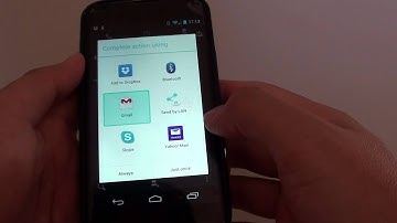 Google Nexus 4: How to to Export Your Contact List to an Email Address