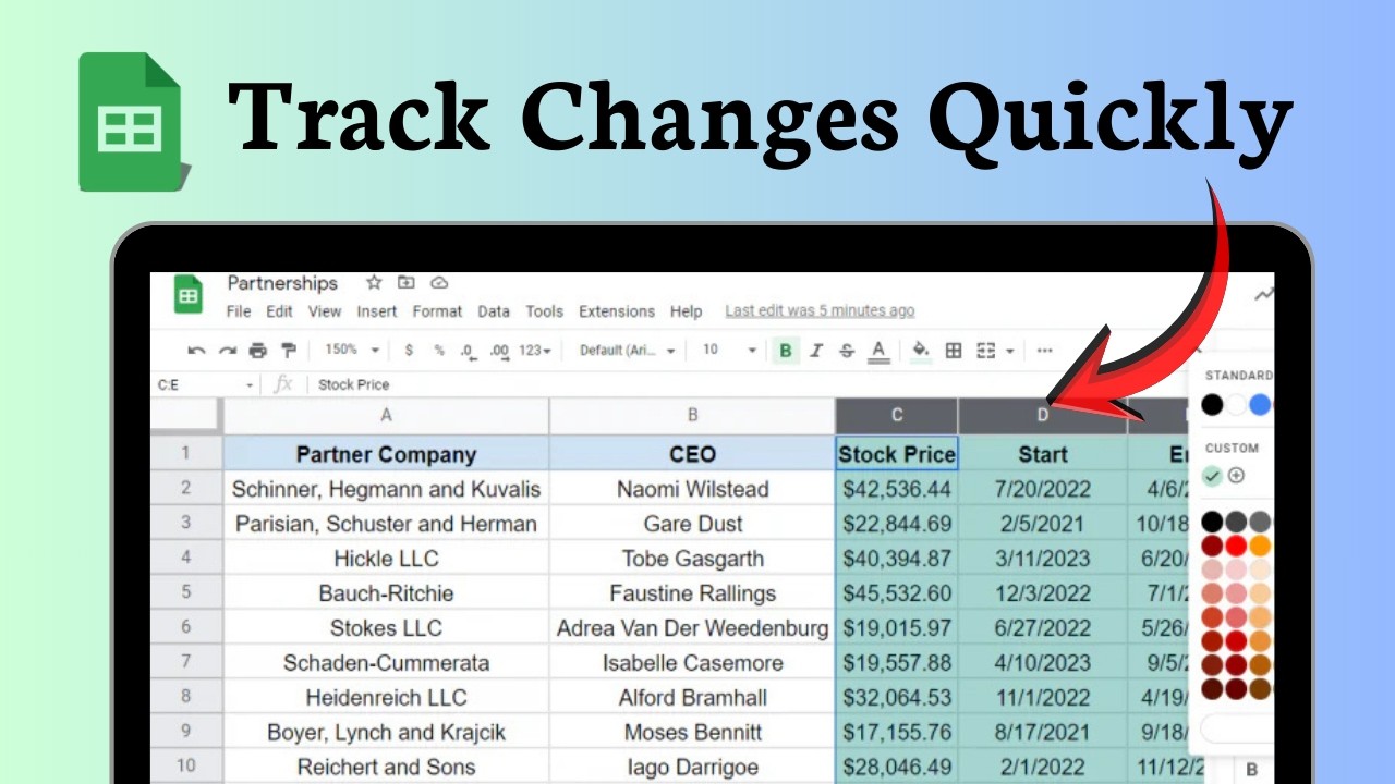 How to track changes in Google Sheets (Sheet Monitor) - YouTube