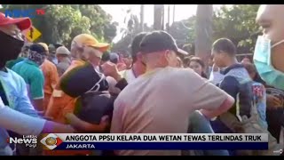 Anggota PPSU Jadi Korban Tabrak Lari Truk, Tewas di Tempat - LIP 25/07 Anggota PPSU Jadi Korban Tabrak Lari Truk, Tewas di Tempat - LIP 25/07