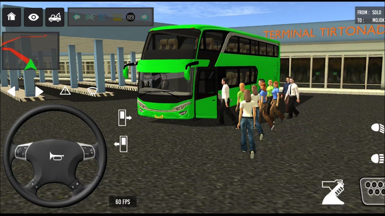 😍Bus Simulator 3D || 🔥New Euro Coach ll NEW BUS SIMULATOR INDONESIA