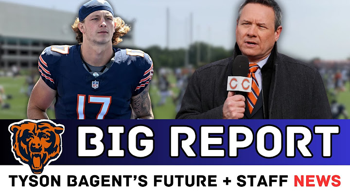 Big Update On Tyson Bagent's Future w/Chicago Bears + Jeff Joniak w/High Praise of Johnson