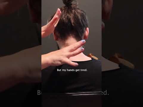 Best neck massager ever...#asmr #massage #tensionrelief