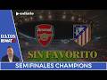 ESdeporte | Arsenal vs Atlético: datos brutales de una semifinal sin favorito en Londres