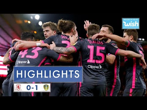 Middlesbrough Leeds Goals And Highlights