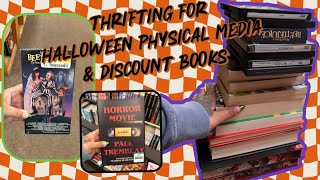 Ultimate Thrifting Vlog 🤎📚🍂 | Thrifting for physical media, books, halloween movies  Guide