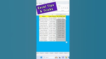 Excel Hacks #short #shorts #shortvideo #shortsvideo #youtubeshorts #youtube #viral #ytshorts #yt