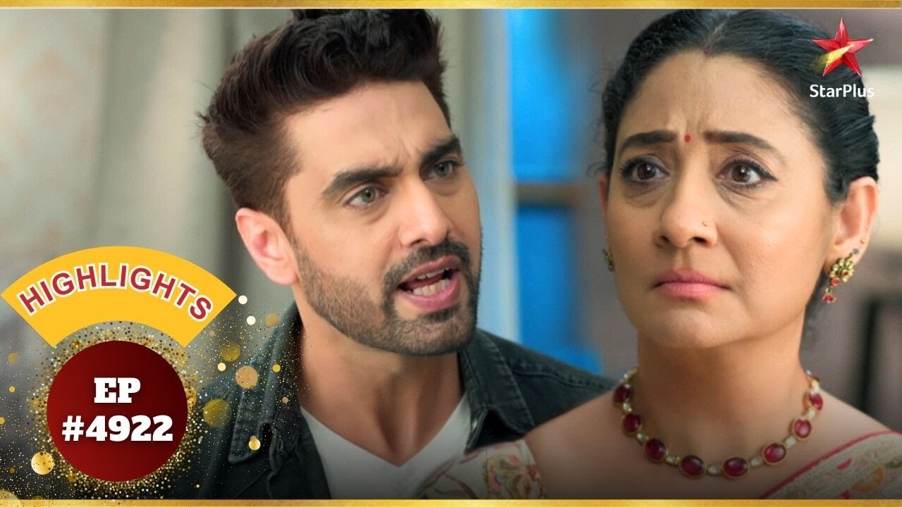 Vidya Questions Armaan! | Ep.4922 | Highlights | Yeh Rishta Kya Kehlata Hai | Mon-Sun | 9:30 PM