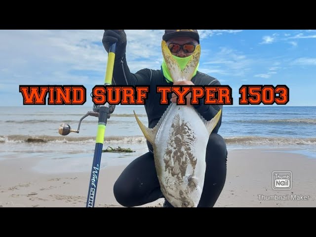 Wind surf typeR 1503 Berjaya Menaikan Bawal Emas Dphantom 10k Tarik 7kg class=
